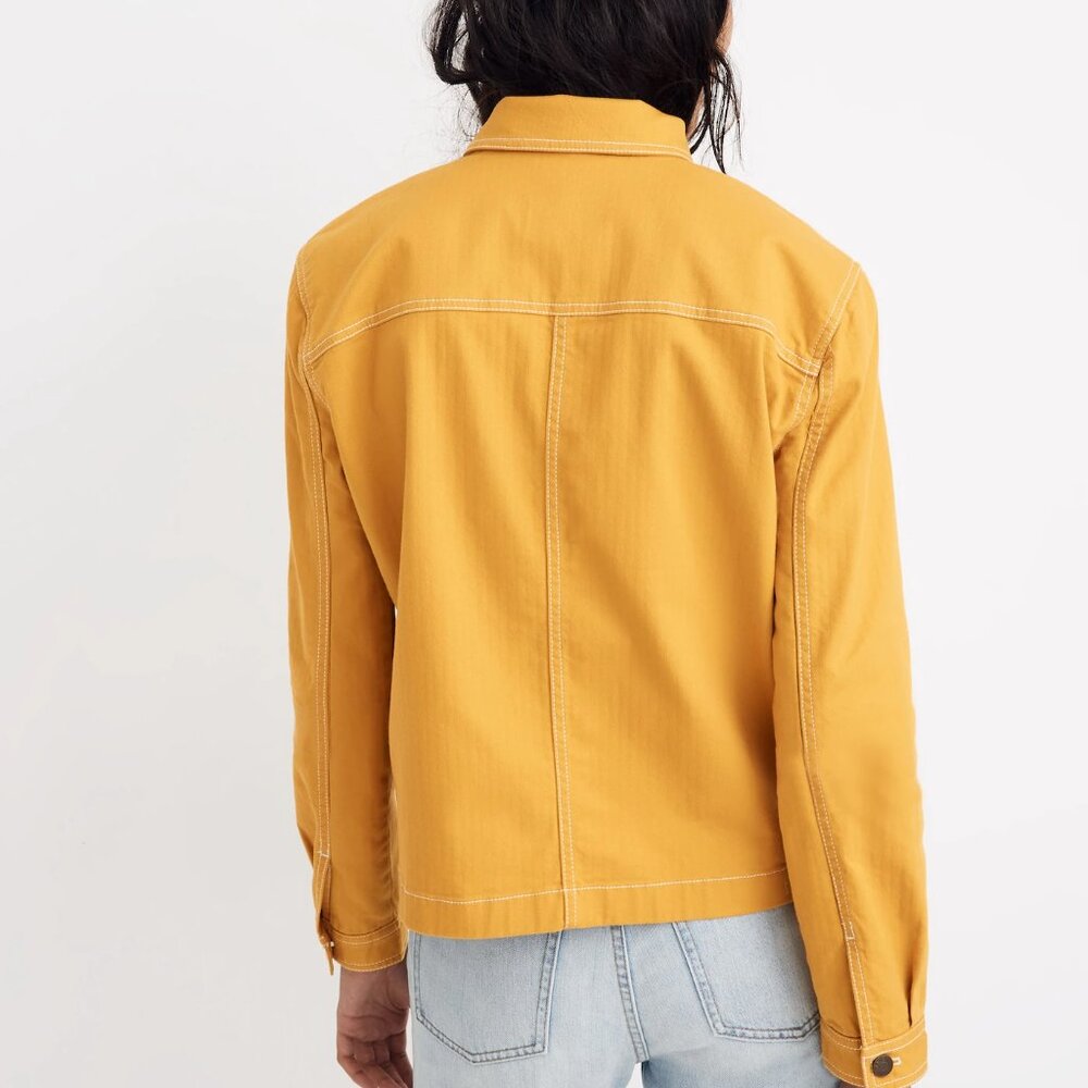 Madewell Cropped Chore Jacket Tungsten - Picture 2 of 10